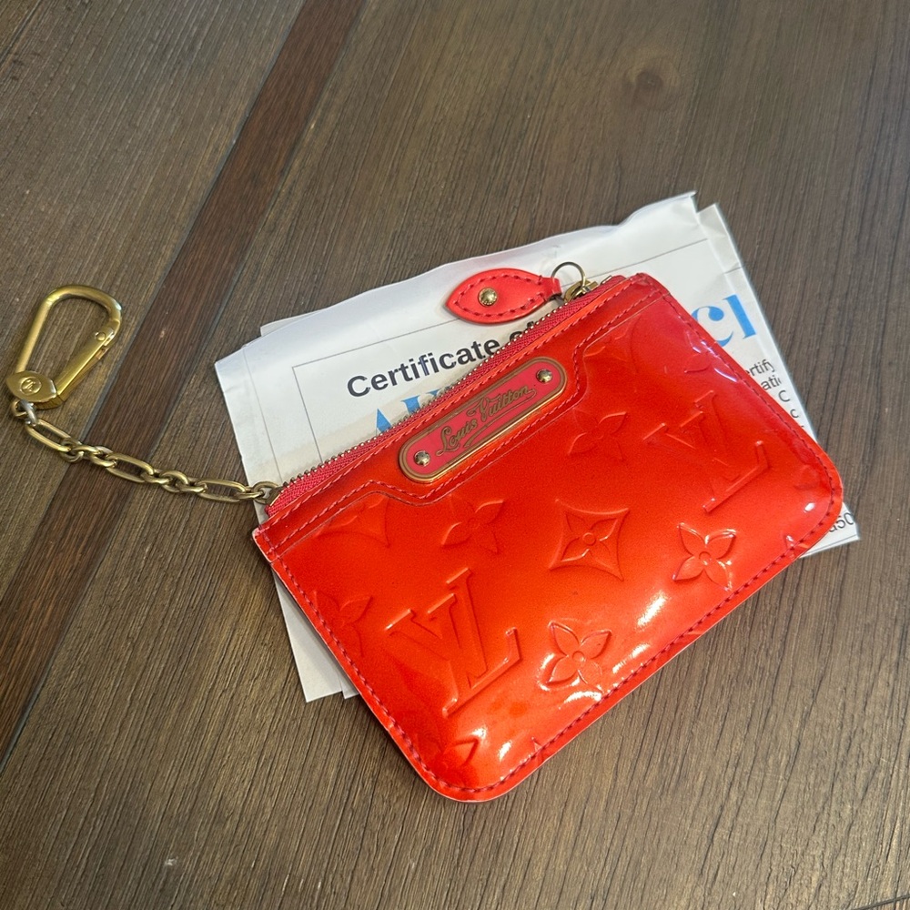 Louis Vuitton Vernis Key Cles Pouch/Card holder